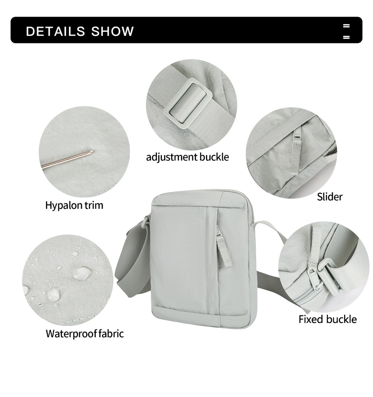 Unisex Crossbody Bag MCB24T02 - Baystory