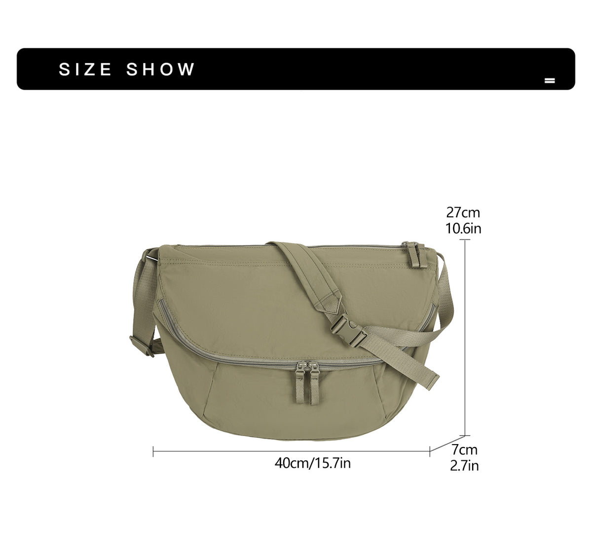 Unisex Crossbody Bag MCB24T11 - Vacuum Compression backpacks, Gun Bags, Tactical Bags MOQ From 24pcs | BaystorySupply
