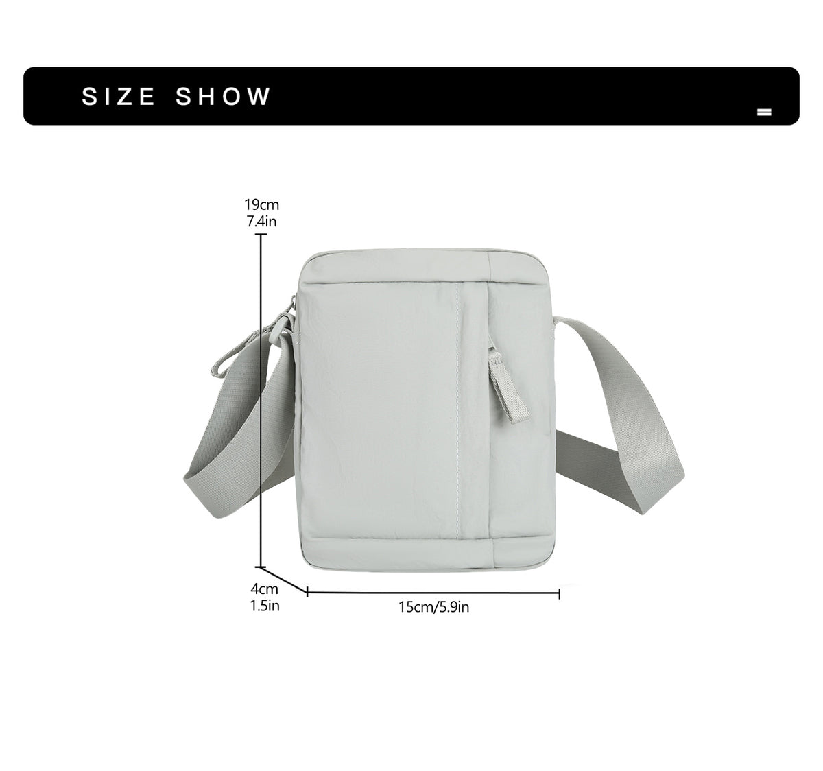 Unisex Crossbody Bag MCB24T02 - Baystory