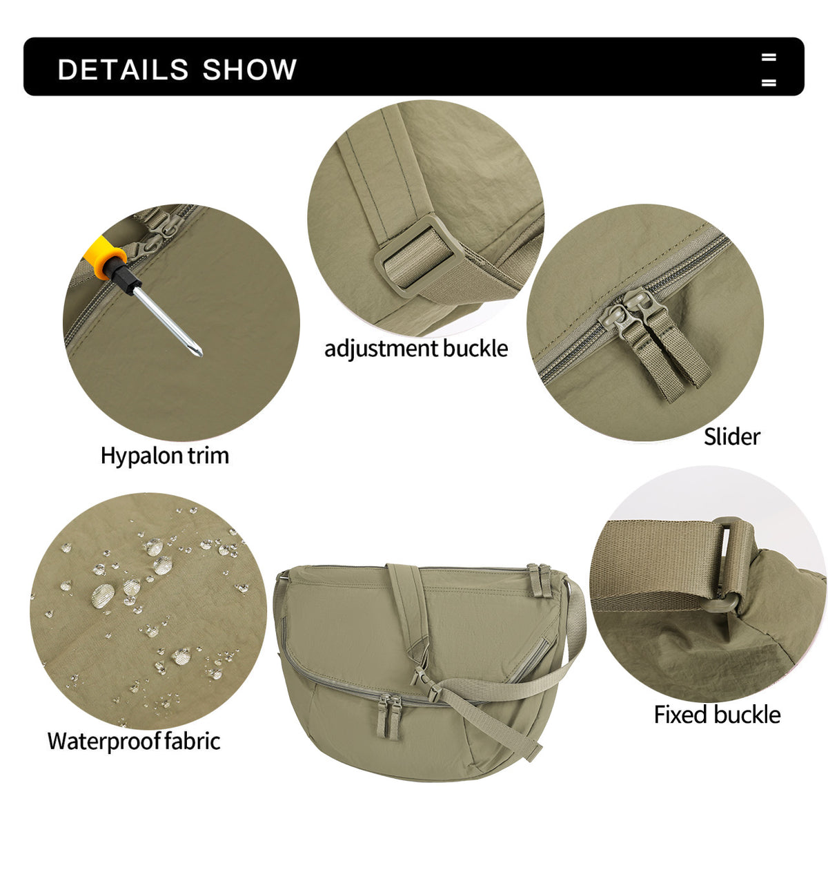 Unisex Crossbody Bag MCB24T11 - Vacuum Compression backpacks, Gun Bags, Tactical Bags MOQ From 24pcs | BaystorySupply