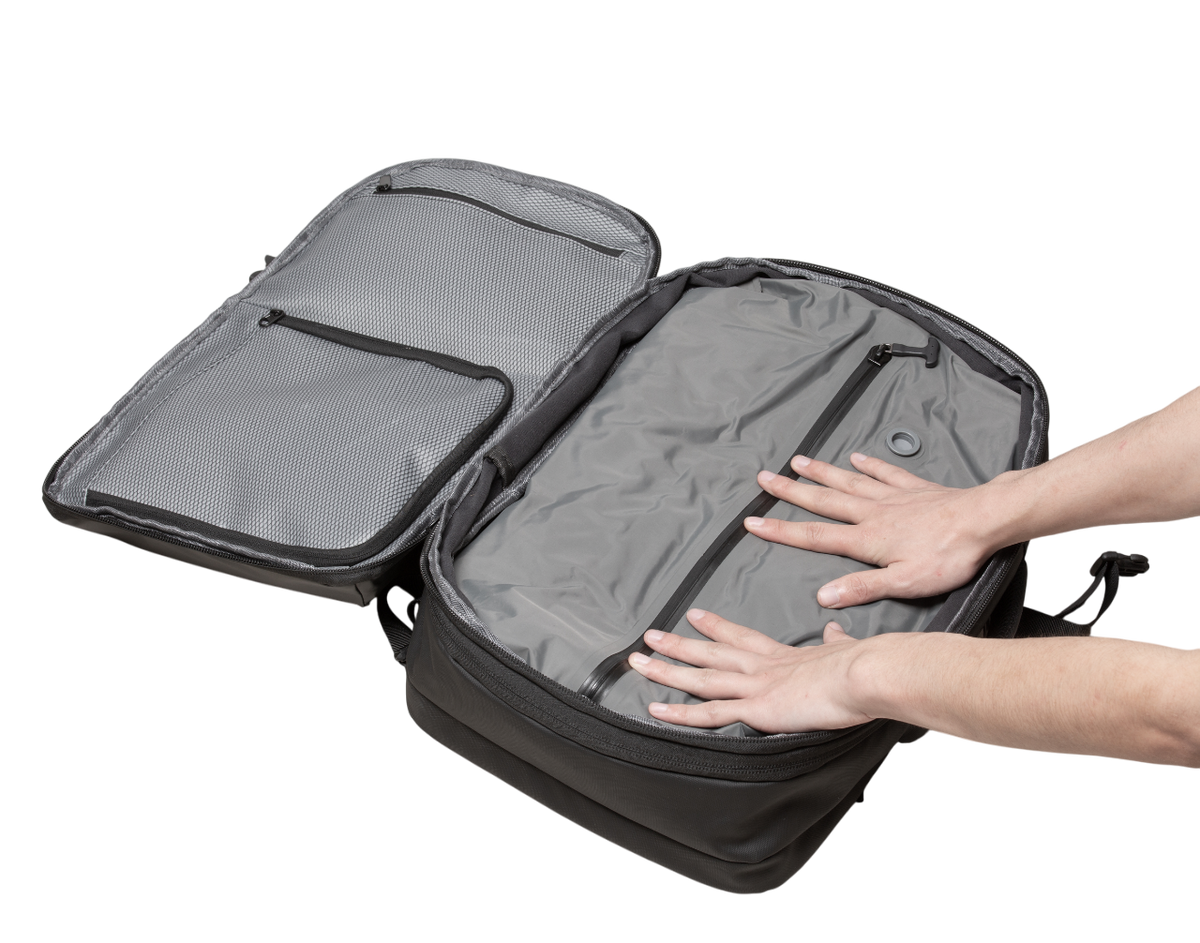Vacuum Compression Backpack MBP25W37 - Space Saving Travel Backpack | 50% More Packing Space | - Vacuum Compression backpacks, Gun Bags, Tactical Bags MOQ From 24pcs | BaystorySupply
