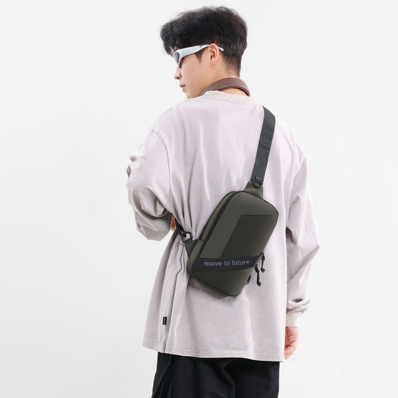Men's Sling Bag MSB24C210 - Vacuum Compression backpacks, Gun Bags, Tactical Bags MOQ From 24pcs | BaystorySupply