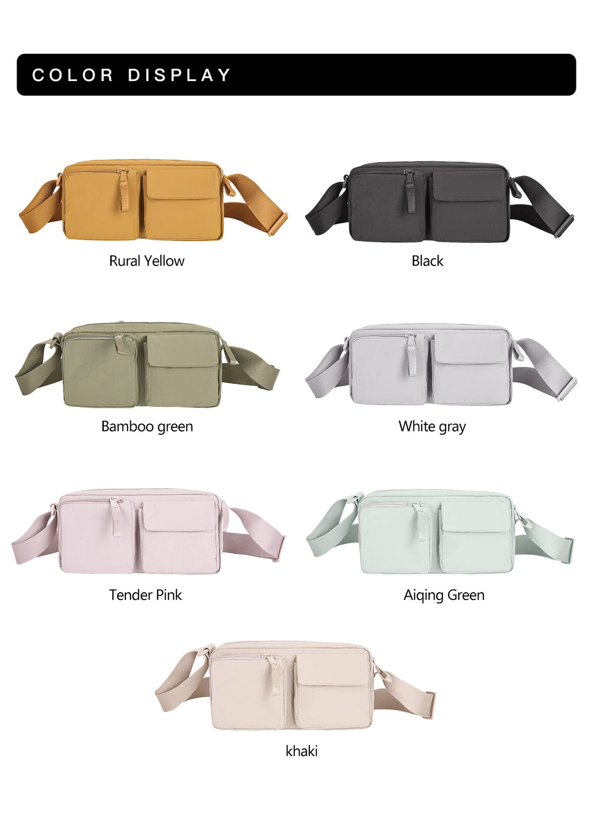 Unisex Crossbody Bag MCB24T01 - Baystory