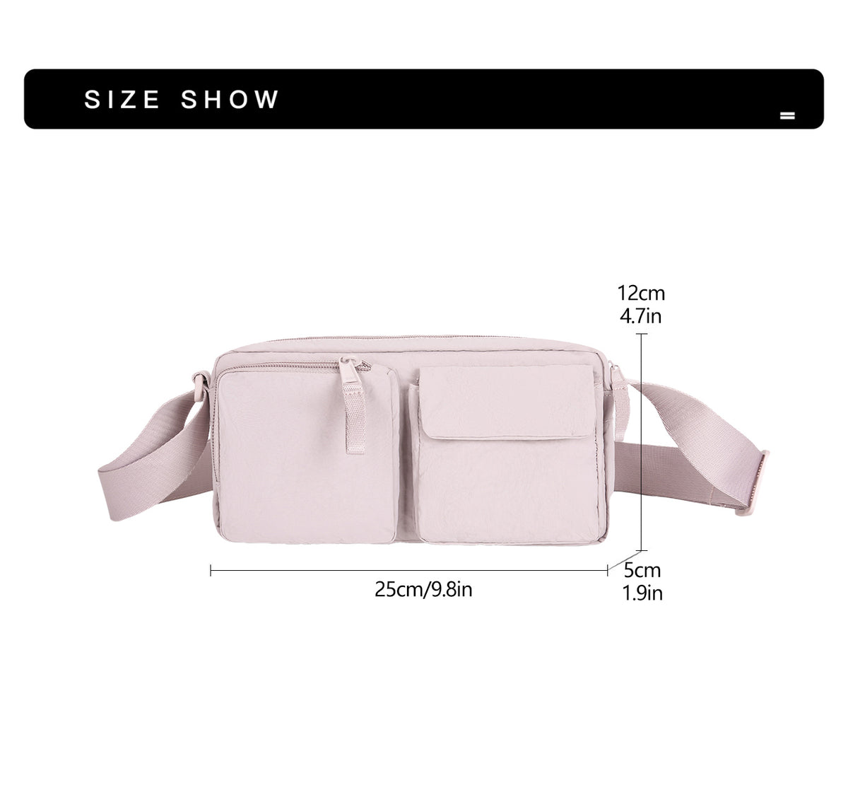 Unisex Crossbody Bag MCB24T01 - Baystory